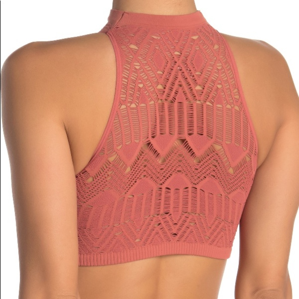 Free People So Bright Seamless Longline Bralette - Picture 2 of 5